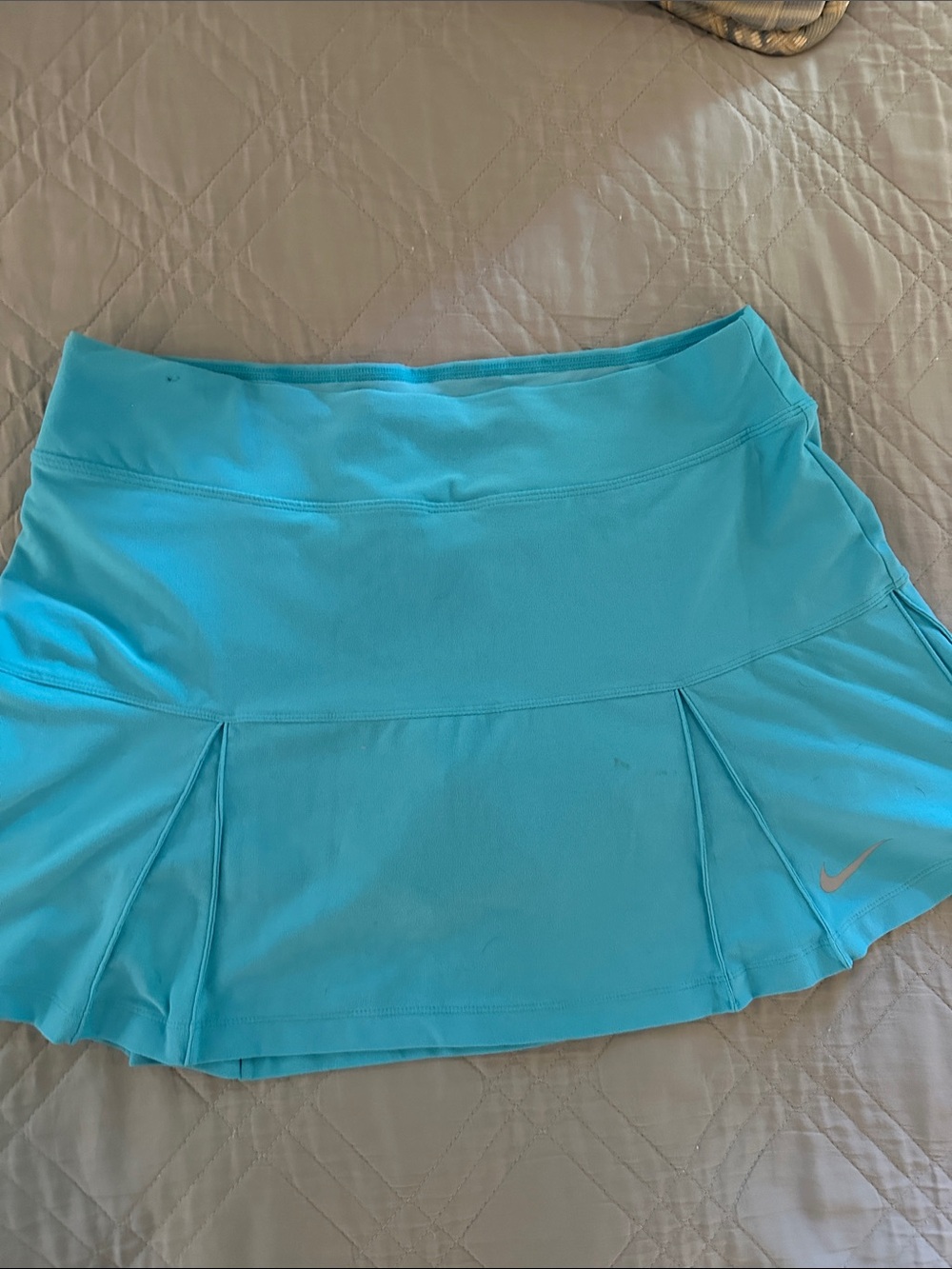 Nike Women's Aqua Blue Athletic Skirt for Tennis Golf or Pickleball